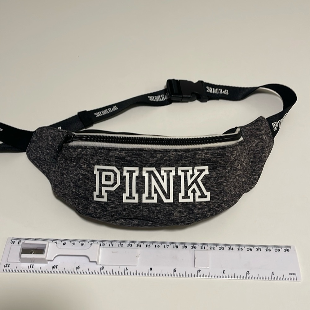 Victoria Secret PINK Fanny pack/ belt bag, colour -black and heather gray